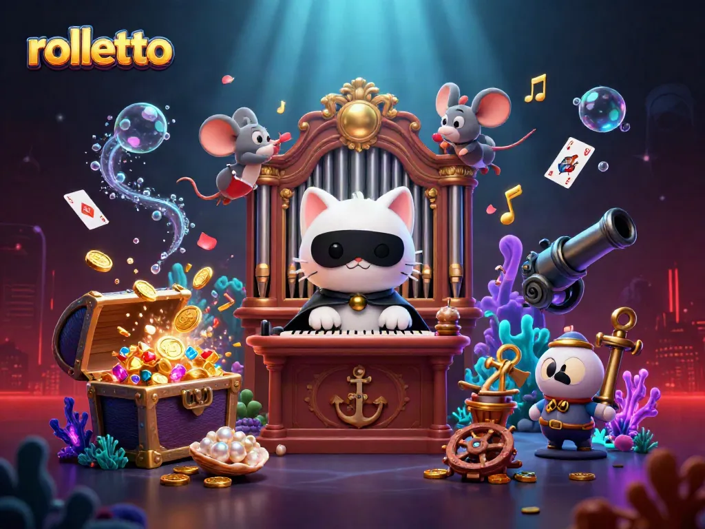 Engage with rolletto through an enchanting 3D casino scene full of action and excitement.