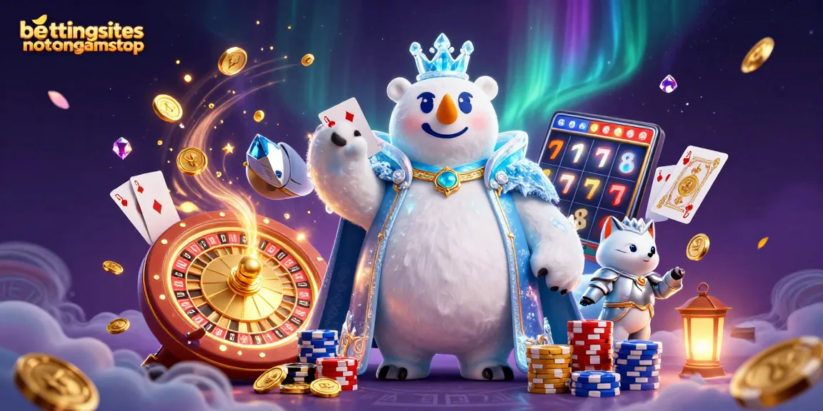 Experience the thrill of bettingsitesnotongamstop with captivating casino characters and vibrant game elements.